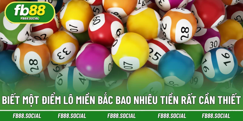 Biết 1 điểm lô miền Bắc bao nhiêu tiền rất cần thiết